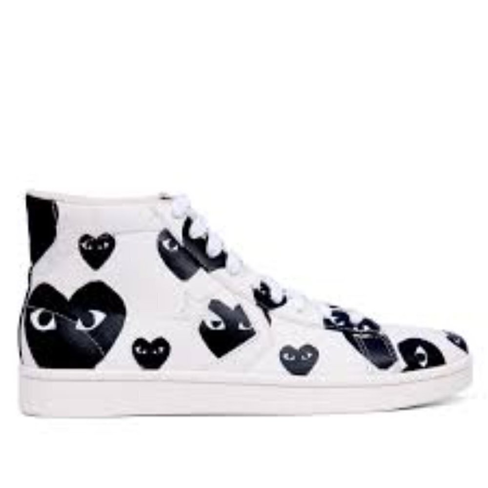 Converse Converse Comme Des Garcon Play Hi Tops Converse Men Shoes Size 9 - Picture 10 of 10